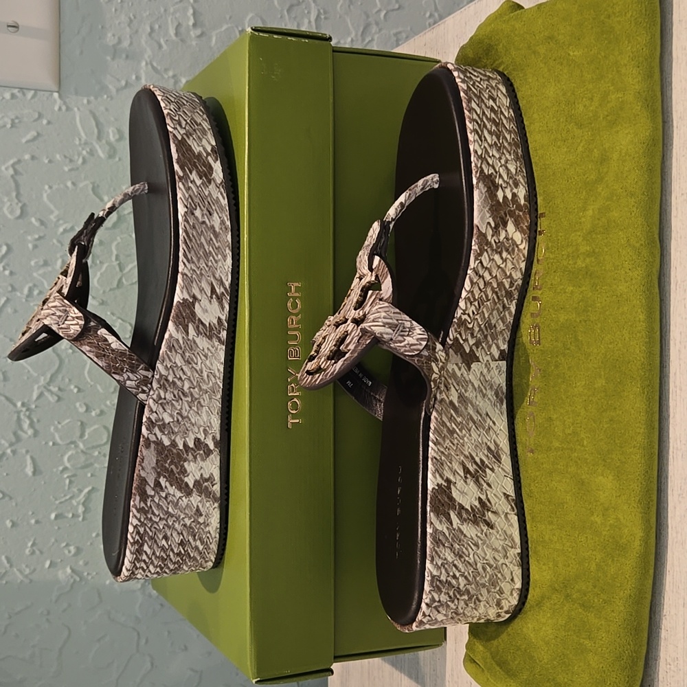 Tory Burch Miller Wedge Sandals
